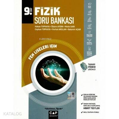 09.Sınıf S.B. Fen Lisesi Fizik - 2022 - 1