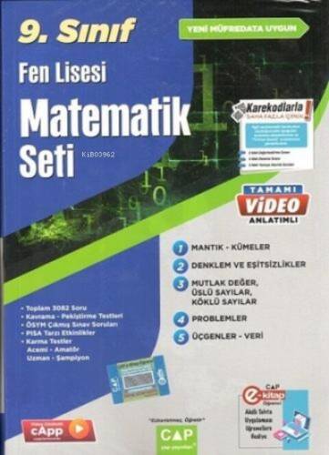 09.Sınıf Set Fen Lisesi Matematik - 2023 - 1