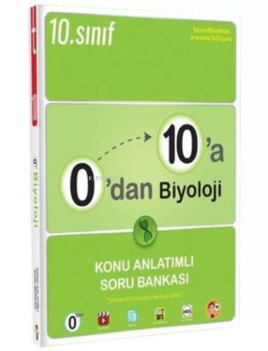 0'dan 10'a Biyoloji Konu Anlatımlı Soru Bankası - 1