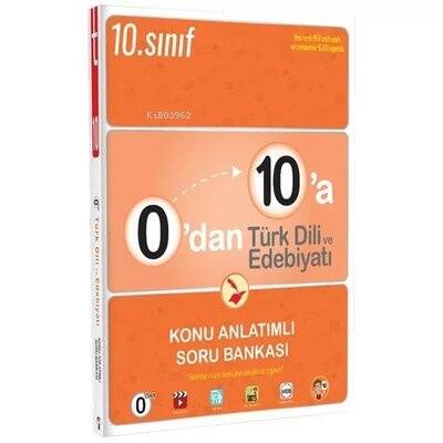 0'dan 10'a Türk Dili ve Edebiyatı Konu Anlatımlı Soru Bankası - 1