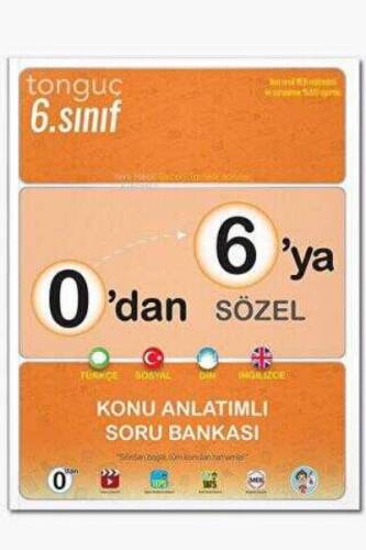 0'dan 6'ya Sözel Konu Anlatımlı Soru Bankası - 1