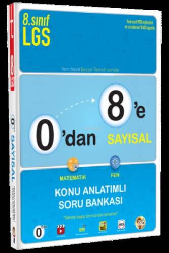 0'dan 8'e Sayısal Konu Anlatımlı Soru Bankası - 1