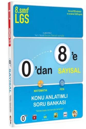 0'dan 8'e Sayısal Konu Anlatımlı Soru Bankası - 1