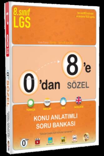 0'dan 8'e Sözel Konu Anlatımlı Soru Bankası - 1