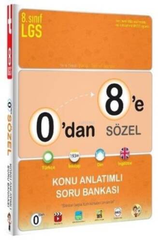 0'dan 8'e Sözel Konu Anlatımlı Soru Bankası - 1