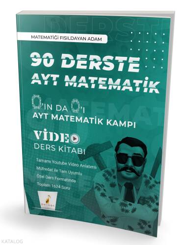 0'ın da 0'ı 90 Derste AYT Matematik Kampı Video Ders Kitabı - 1