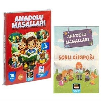 1. Sınıf Anadolu Masalları Okuma Seti - 10 Kitap Takım + Soru Kitapçığı İlaveli - 1