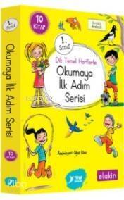 1. Sınıf ''Dik Temel Harflerle'' Okumaya İlk Adım Serisi; (Elakin) Yeni Ses Grupları 10 Kitap - 1