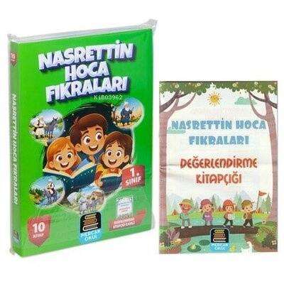 1. Sınıf Nasrettin Hoca Fıkraları Okuma Seti - 10 Kitap Takım - Değendirme Kitapçığı İlaveli - 1