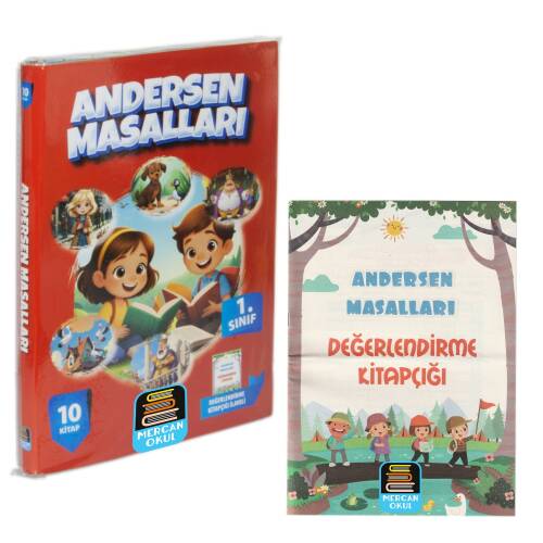 1 Sınıf Okuma Seti Andersen Masalları 10 Kitap + Değerlendirme Kitapçığı İlaveli - 1