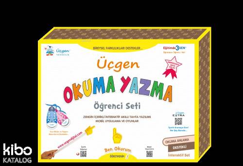 1. Sınıf Üçgen Okuma Yazma Öğrenci Seti - 2024 - 1