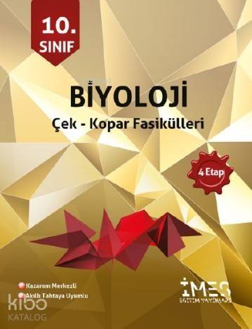 10. Sınıf Biyoloji 4 Etap Soru Bankası Çek kopar Fasikülleri - 1