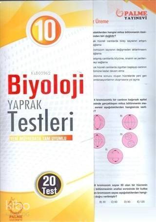 10. Sınıf Biyoloji Yaprak Testleri Yeni Müfredata Tam Uyumlu - 1