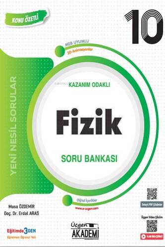 10. Sınıf Fizik Konunun Özü Soru Bankası Üçgen Akademi Yayınları - 1