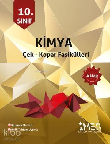 10. Sınıf Kimya 4 Etap Soru Bankası - Çek kopar Fasikülleri - 1