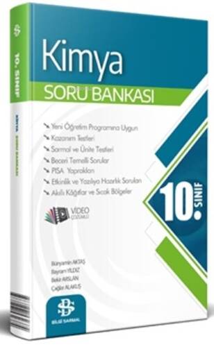 10. Sınıf Kimya Soru Bankası Bilgi Sarmal Yayınları - 1