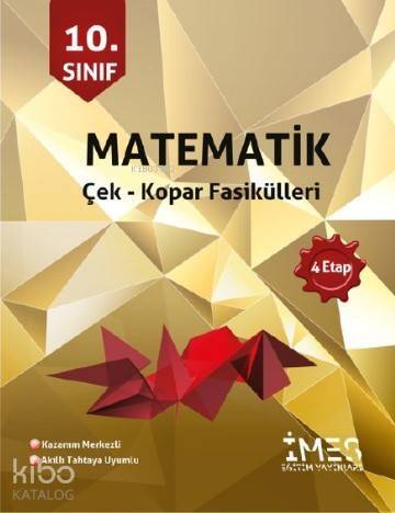 10. Sınıf Matematik 4 Etap Soru Bankası - Çek kopar Fasikülleri - 1