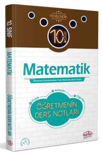 10. Sınıf Matematik Öğretmenin Ders Notları - 1