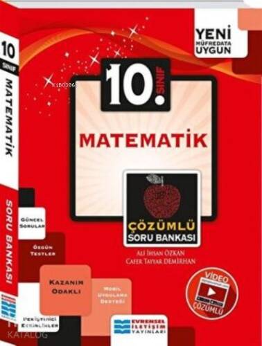 10. Sınıf Matematik Video Çözümlü Soru Bankası Evrensel İletişim Yayınları - 1