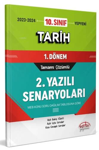 10. Sınıf Tarih 1. Dönem Ortak Sınavı 2. Yazılı Senaryoları Tamamı Çözümlü - 1