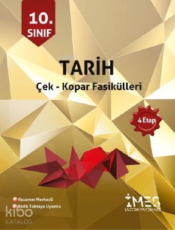 10. Sınıf Tarih 4 Etap Soru Bankası - Çek kopar Fasikülleri - 1