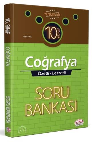 10. Sınıf Vip Coğrafya Özetli Lezzetli Soru Bankası - 1