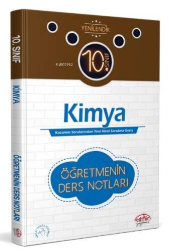 10. Sınıf Vip Kimya Öğretmenin Ders Notları - 1