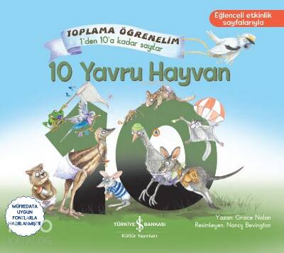 10 Yavru Hayvan- Toplama Öğrenelim 1'den 10'a Kadar Sayılar - 1