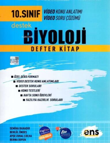 10.Sınıf Defter Kitap Biyoloji - 2023 - 1