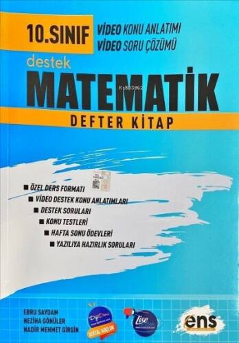 10.Sınıf Defter Kitap Matematik - 2023 - 1