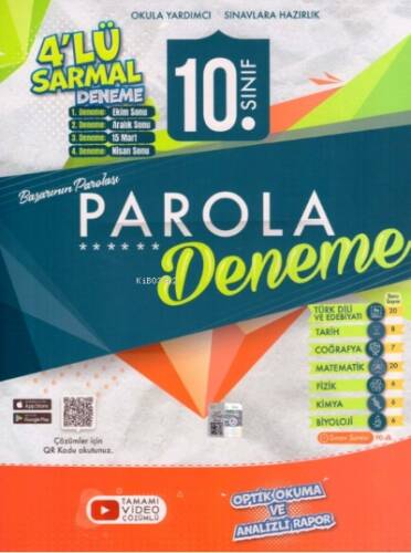 10.Sınıf Sarmal 4 Lü Deneme - 1