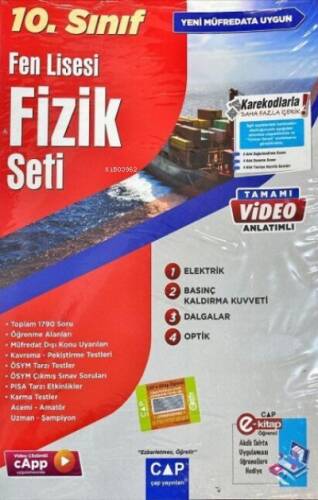 10.Sınıf Set Fen Lisesi Fizik - 2023 - 1