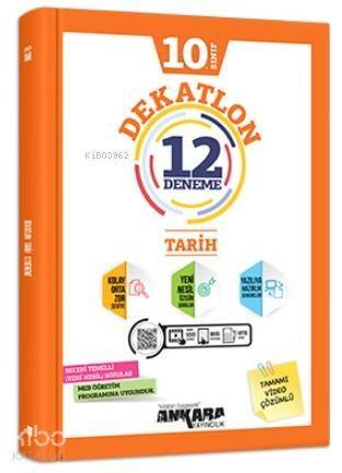 10.Sınıf Tarih Dekatlon 12 Deneme - 1