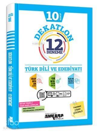 10.Sınıf Türk Dili ve Edebiyatı Dekatlon 12 Deneme - 1