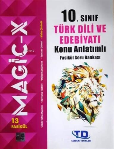 10.Sınıf Türk Dili Ve Edebiyatı Konu Anlatımlı Fasikül Soru Bankası - 1