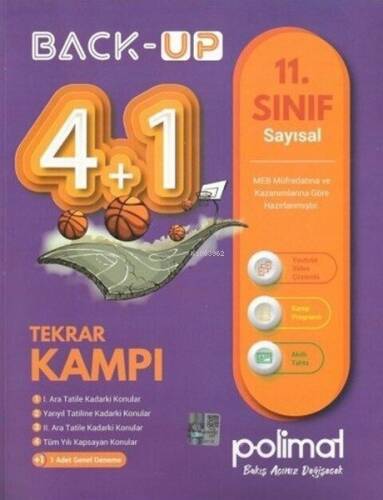 11. Sınıf Back-Up 4+1 Kamp Kitabı - Sayısal - 1