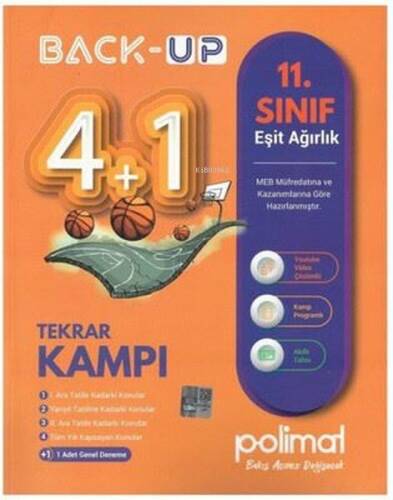 11. Sınıf Eşit Ağırlık Back-Up 4+1 Kamp Kitabı - 1