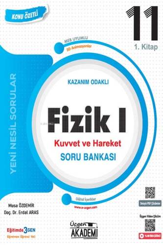 11. Sınıf Fizik 1 Kuvvet ve Hareket Konunun Özü Soru Bankası Üçgen Akademi Yayınları - 1