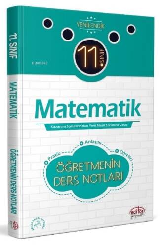 11. Sınıf Matematik Öğretmenin Hızlı Ders Notları - 1