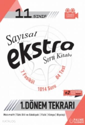 11. Sınıf Sayısal Exstra Soru Kitabı;1. Dönem Tekrarı - 1