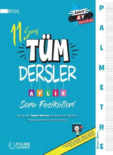 11. Sınıf Sayısal Tüm Dersler Aylık Çalışma Fasikülleri - 1