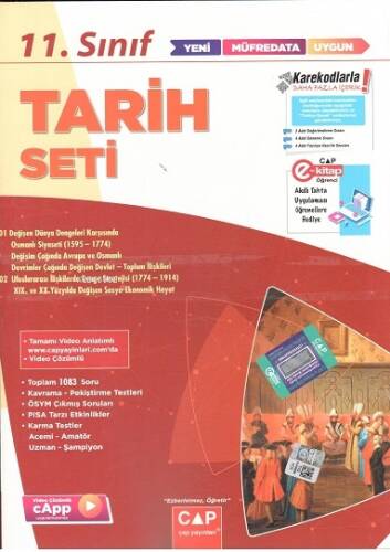 11. Sınıf Set Anadolu Tarih - 2024 - 1