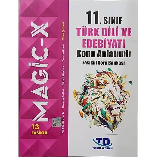 11. Sınıf Türk Dili ve Edebiyatı Konu Anlatımlı Fasikül Soru Bankası - 1