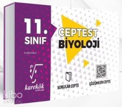 11.Sınıf Cep Test Biyoloji - 1