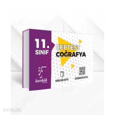 11.Sınıf Cep Test Coğrafya - 1