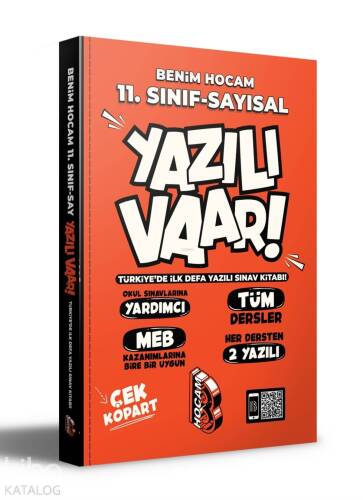 11.Sınıf Sayısal Yazılı Var Benim Hocam Yayınları - 1