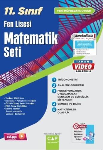 11.Sınıf Set Fen Lisesi Matematik - 2023 - 1