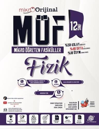 12. Sınıf Fizik MÖF Mikro Öğreten Fasiküller - 1