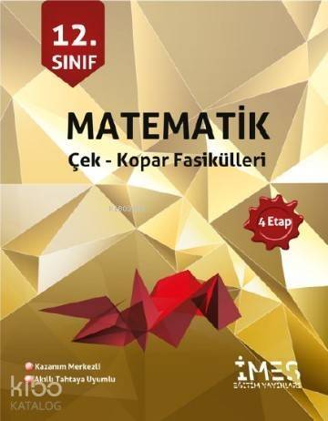 12. Sınıf Matematik 4 Etap Soru Bankası -Çek kopar Fasikülleri - 1