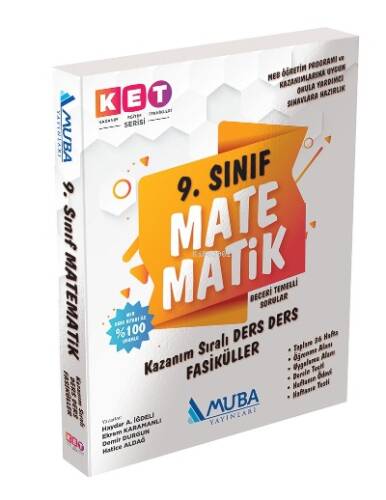 1407 KET Serisi 9.Sınıf Matematik Defter ve Kitap - 1